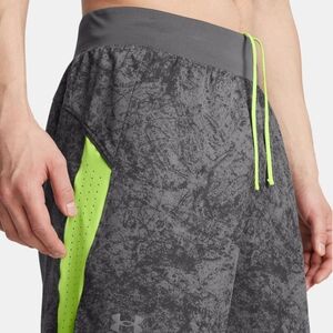 Under Armour Launch Elite 7” Shorts Men’s Small Black Green Lined New